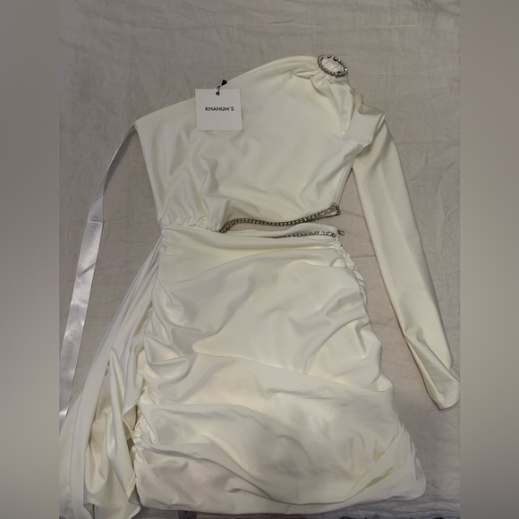 Khanums x Revolve one shoulder mini dress - Picture 3 of 4